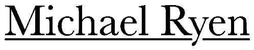 Michael Ryen eyewear logo